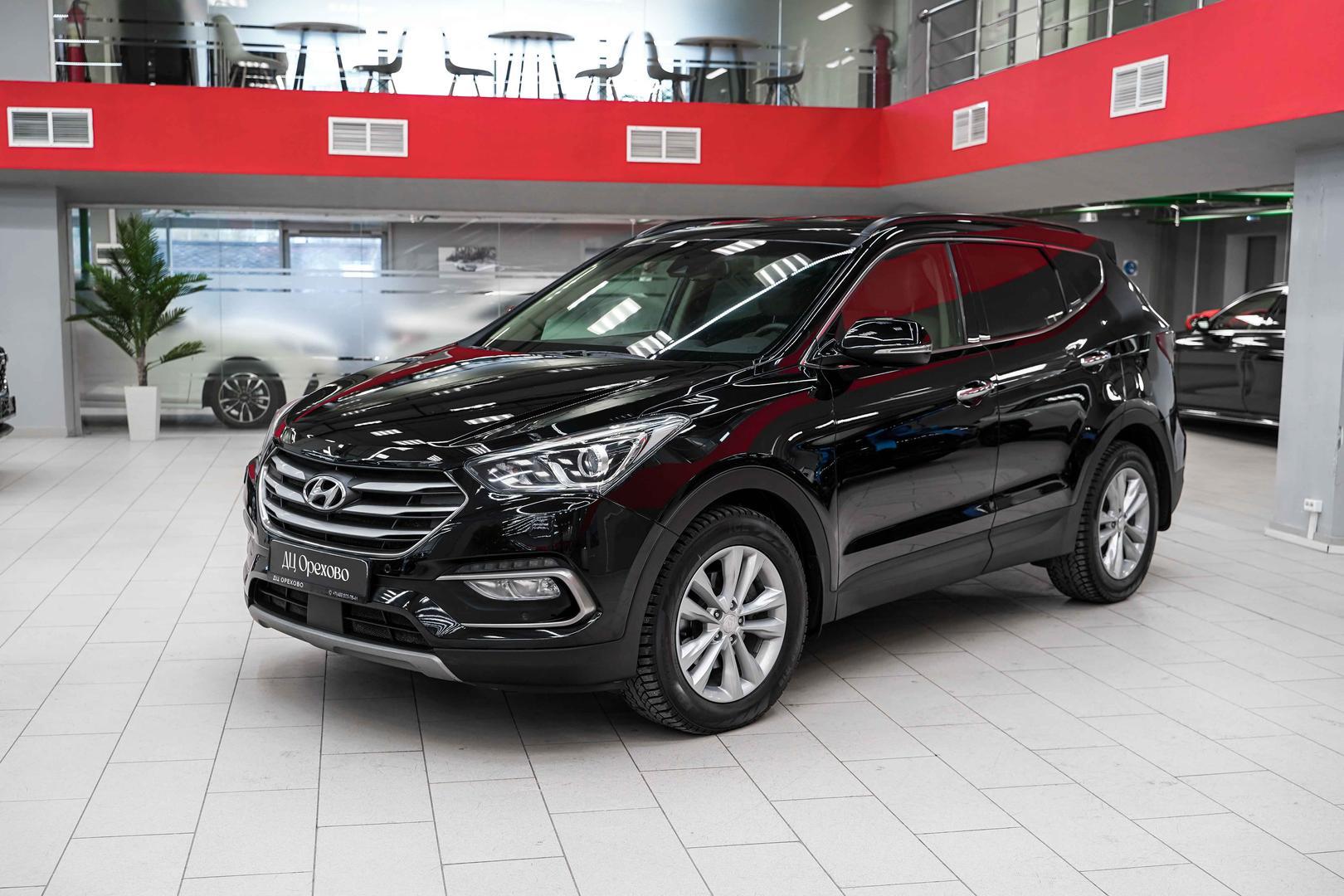Hyundai Santa Fe 2016, черный, ДЦ Орехово