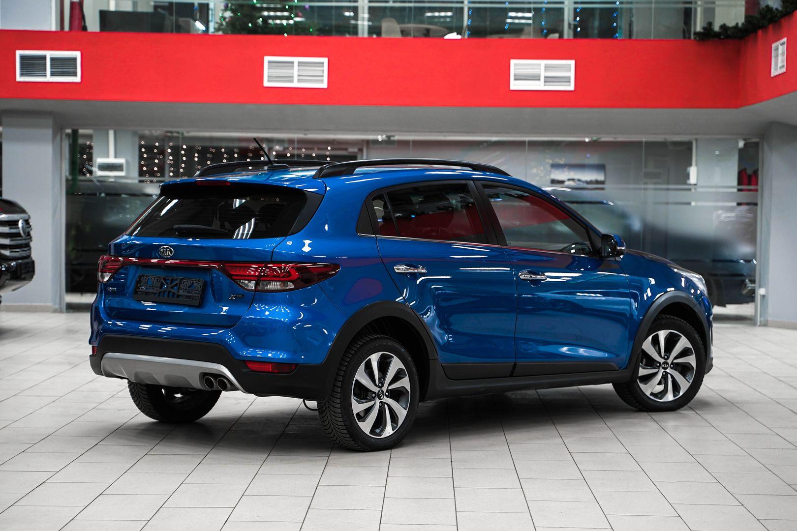 Kia Rio X-Line 2019, синий, ДЦ Орехово