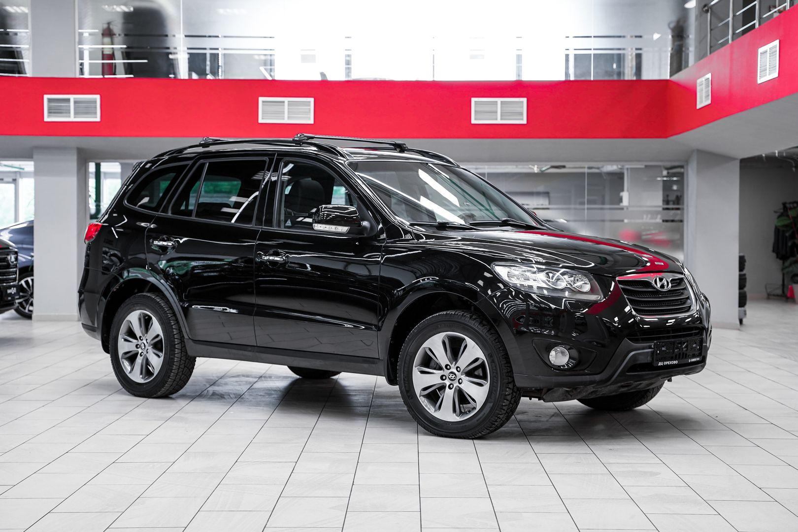 Hyundai Santa Fe 2011, черный, ДЦ Орехово