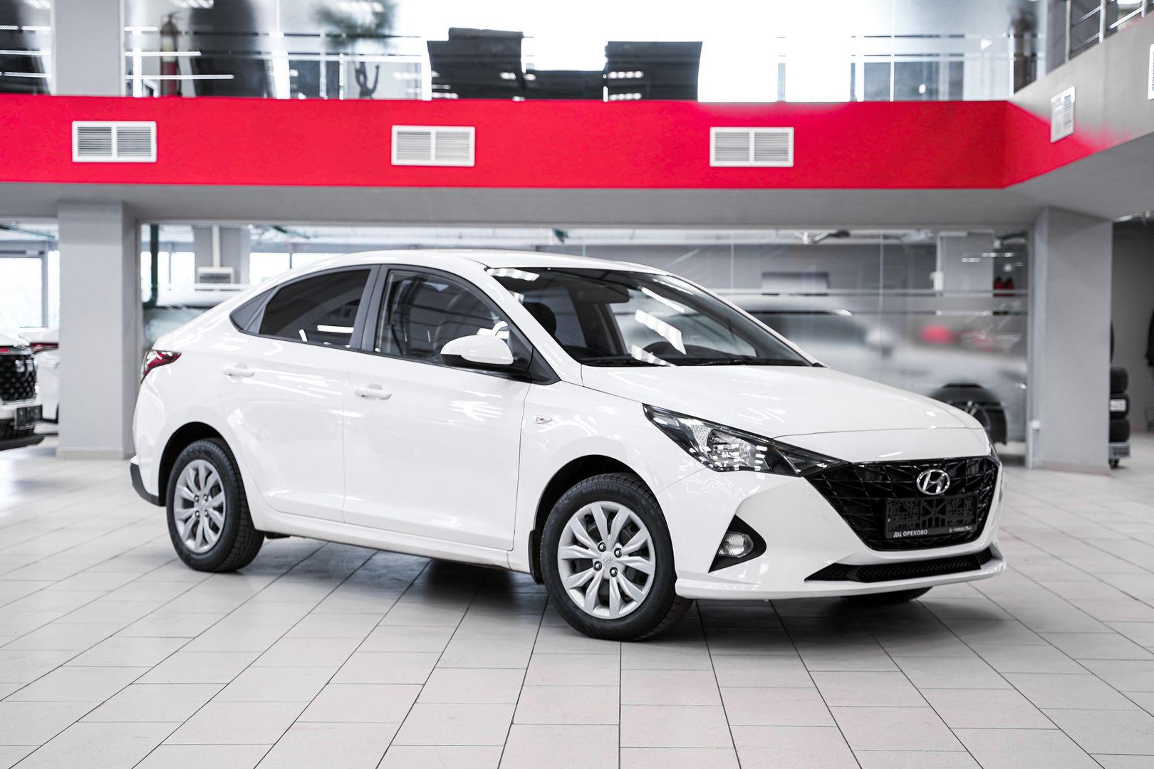 Hyundai Solaris 2021, белый, ДЦ Орехово