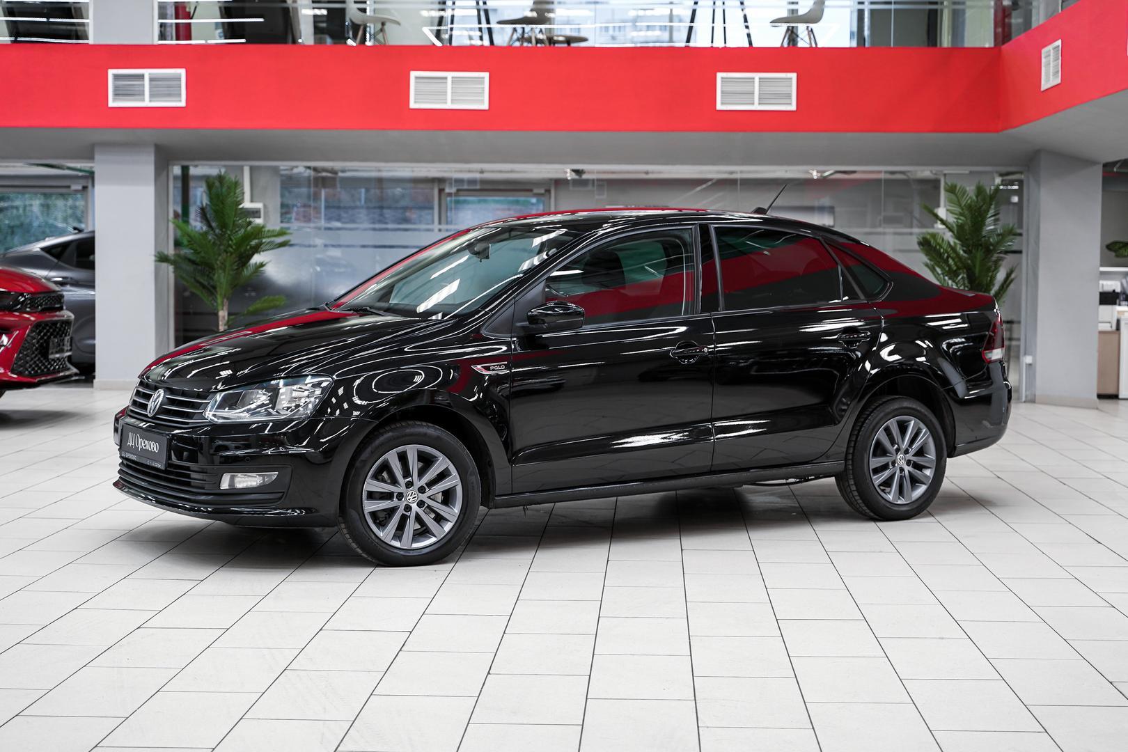 Volkswagen Polo 2019, черный, ДЦ Орехово