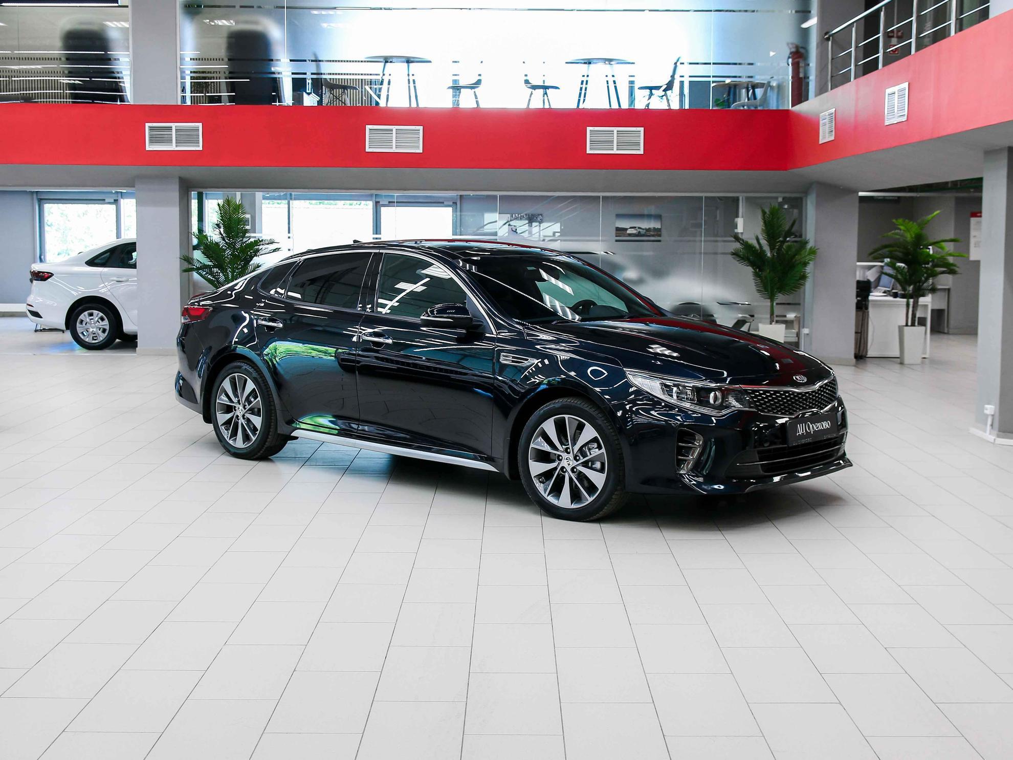 Kia Optima 2017, синий, ДЦ Орехово
