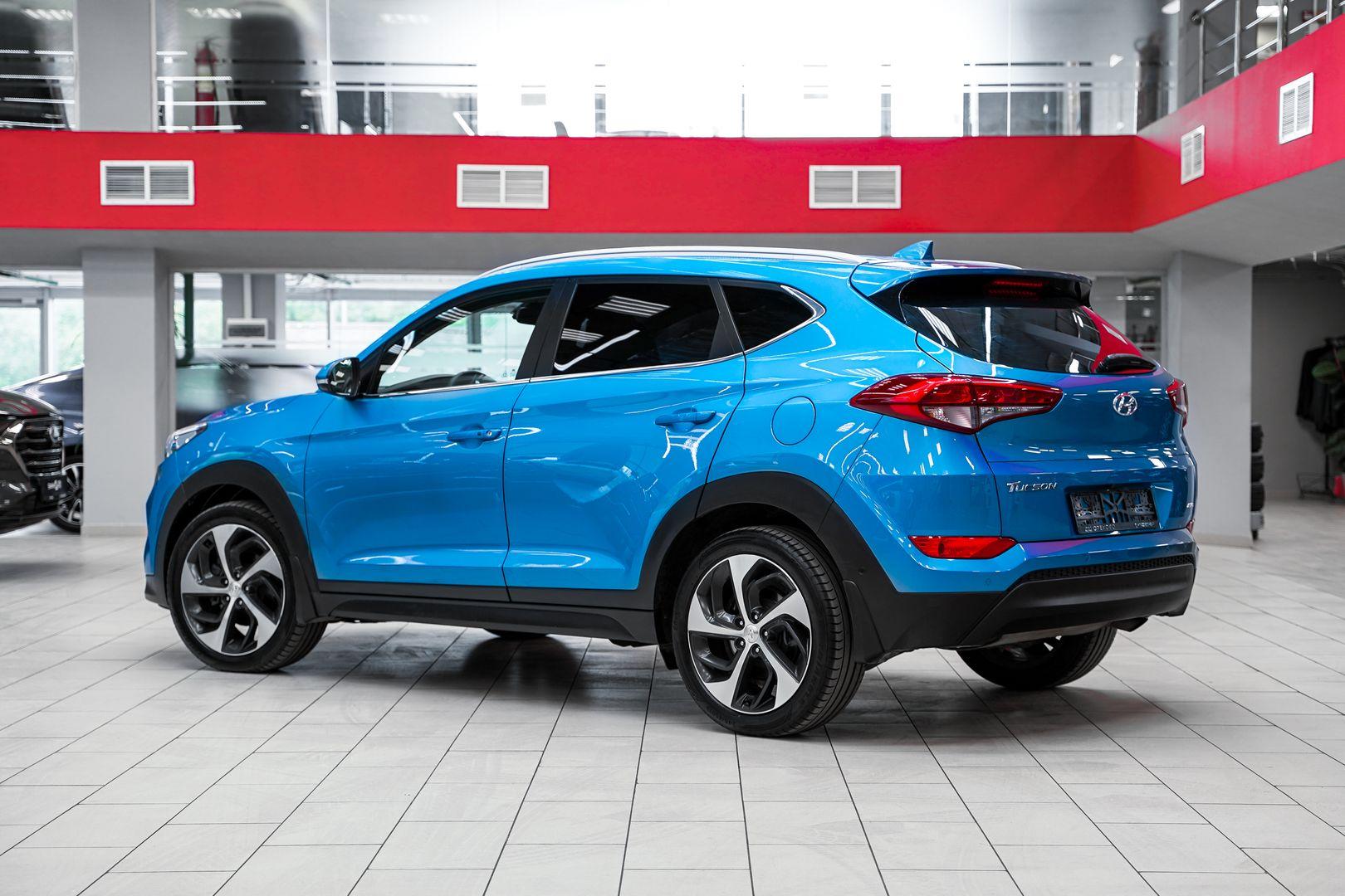 Hyundai Tucson 2017, голубой, ДЦ Орехово