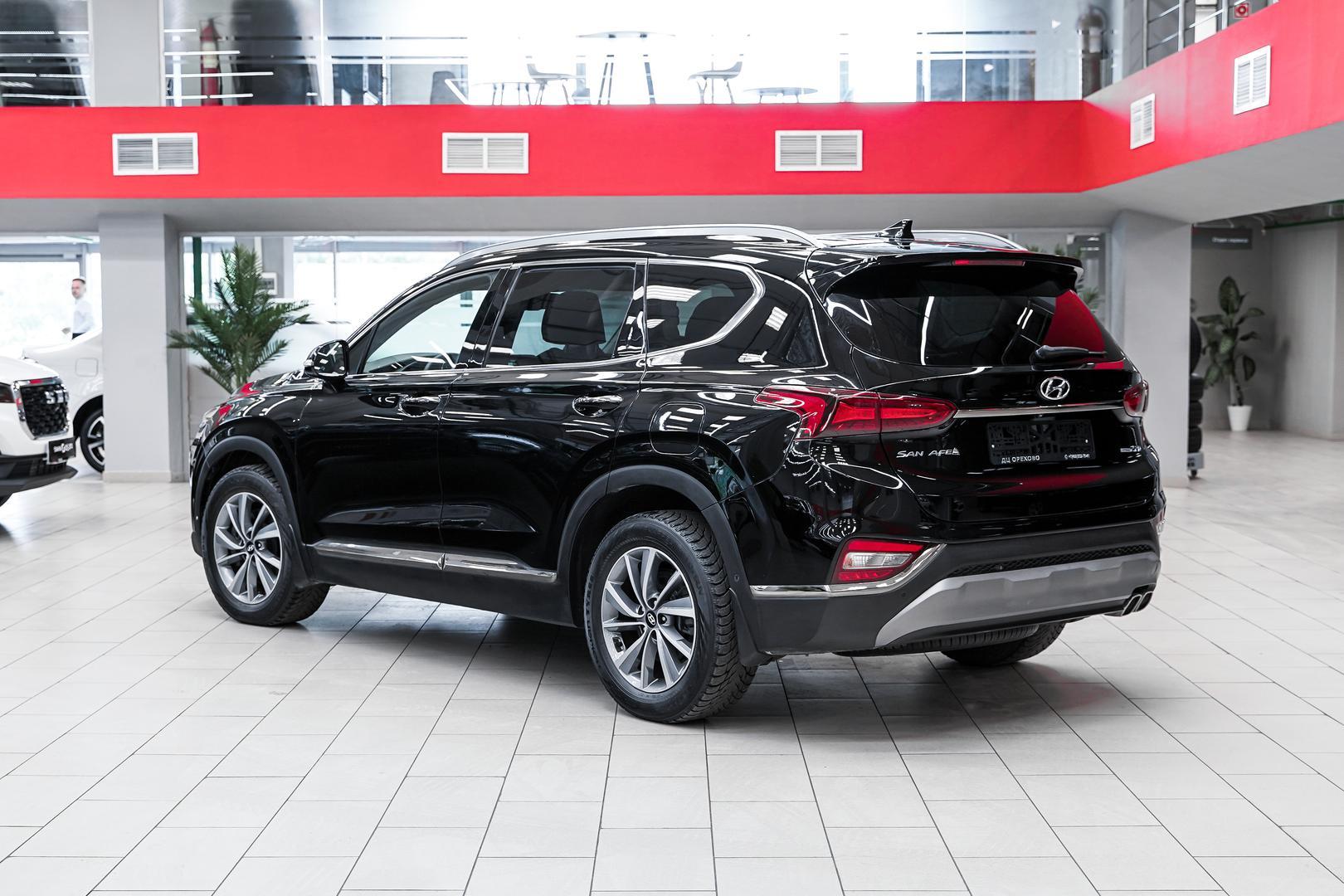 Hyundai Santa Fe 2018, черный, ДЦ Орехово