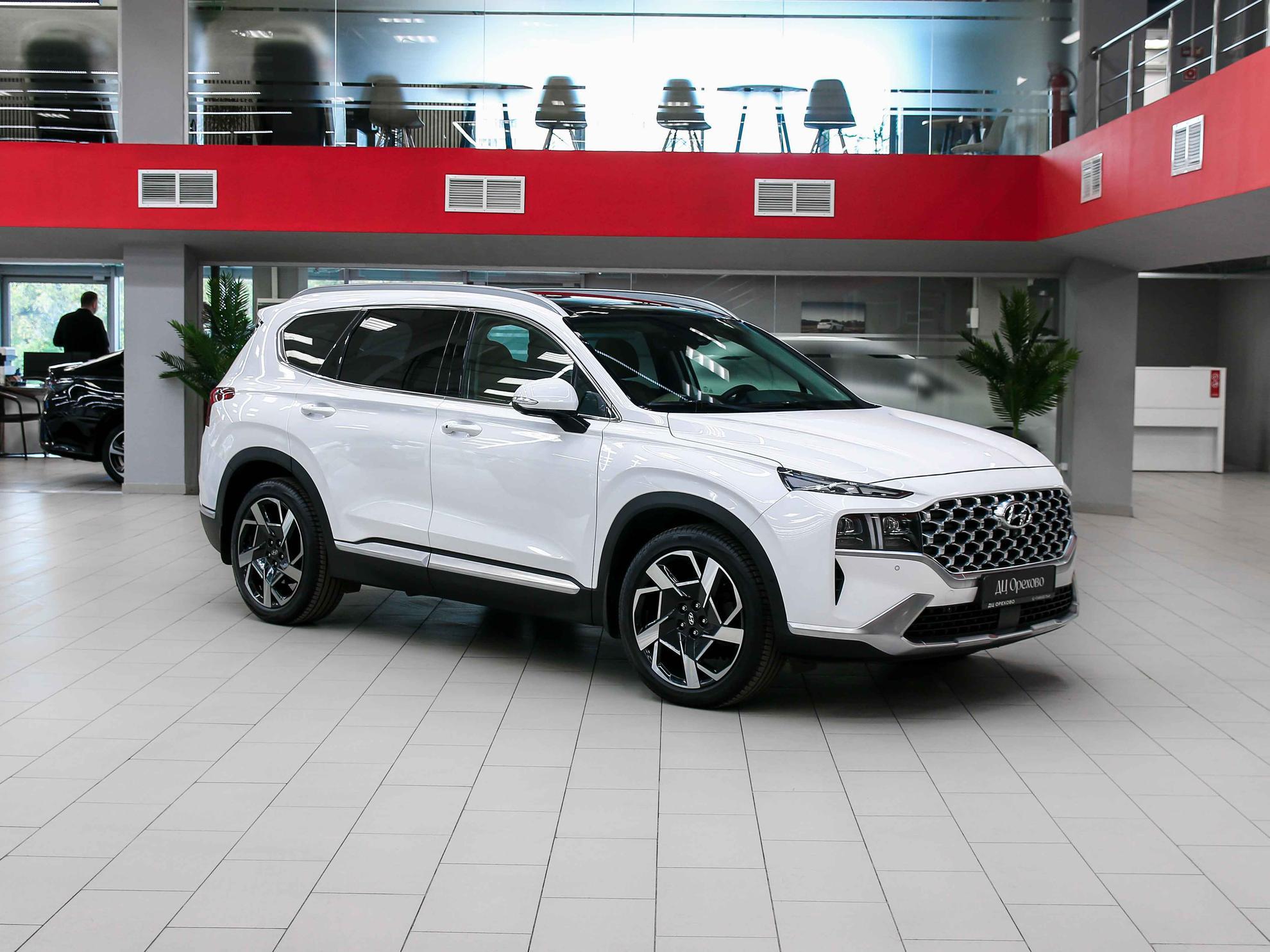Hyundai Santa Fe 2021, белый, ДЦ Орехово