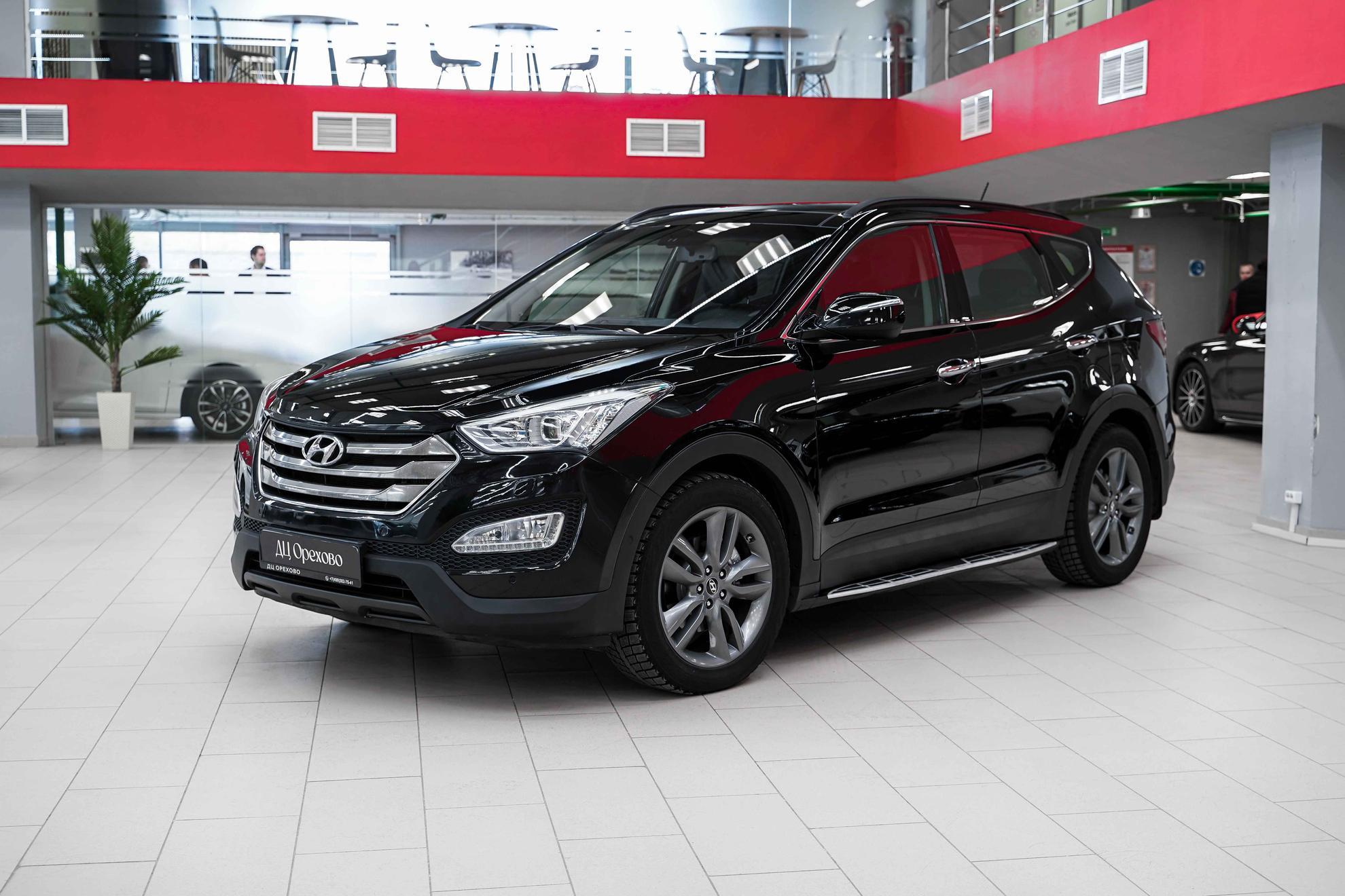 Hyundai Santa Fe 2013, черный, ДЦ Орехово