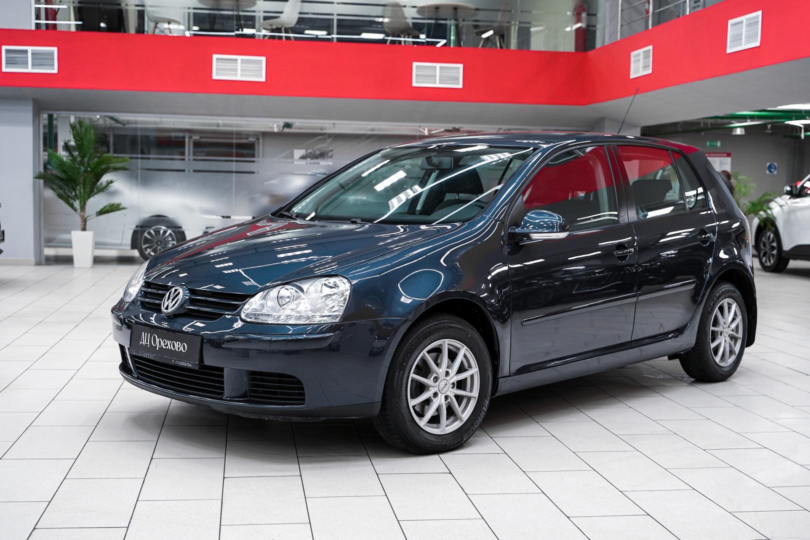 Volkswagen Golf 2008, синий, ДЦ Орехово