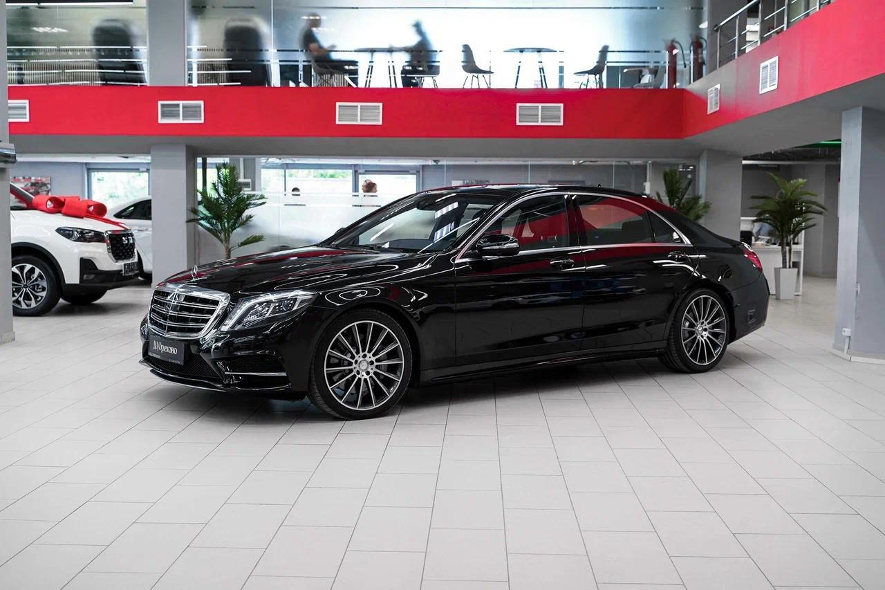 Mercedes-Benz S-Класс 2014, черный, ДЦ Орехово