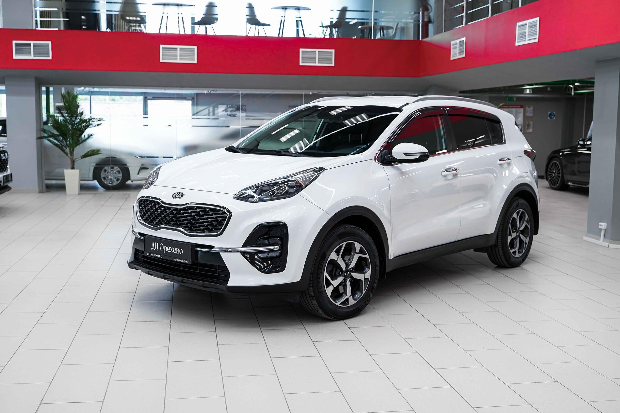 Kia Sportage 2019, белый, ДЦ Орехово