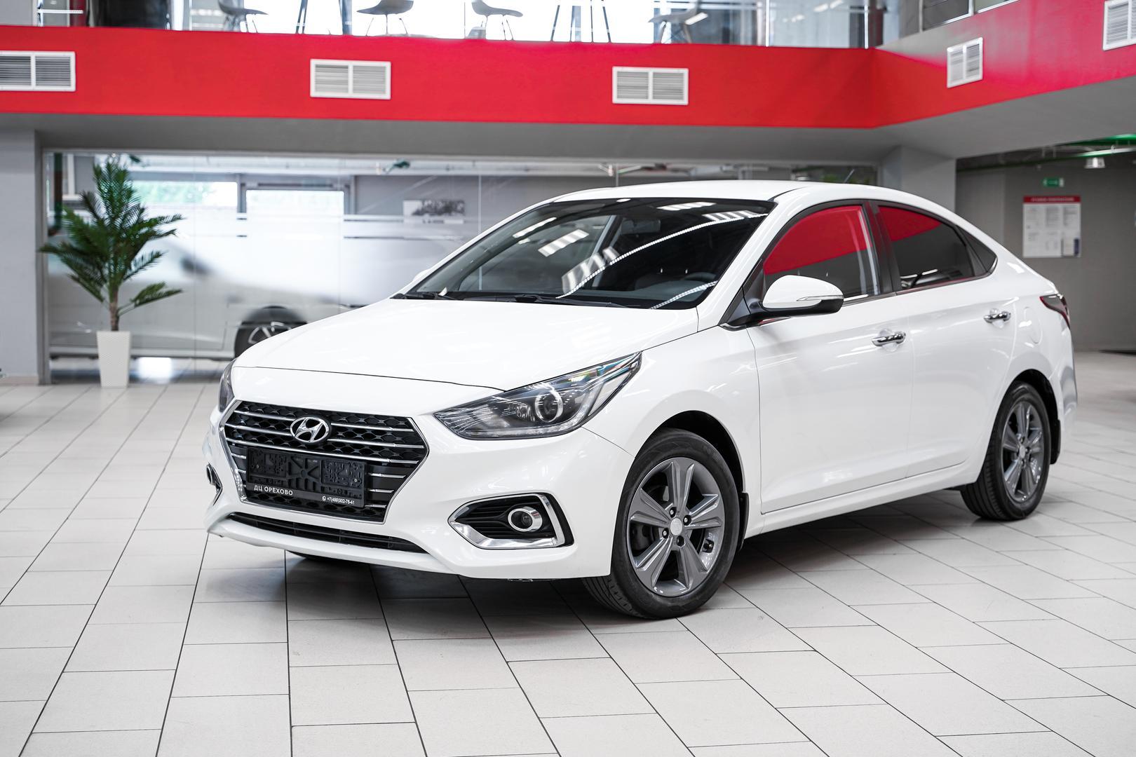 Hyundai Solaris 2017, белый, ДЦ Орехово