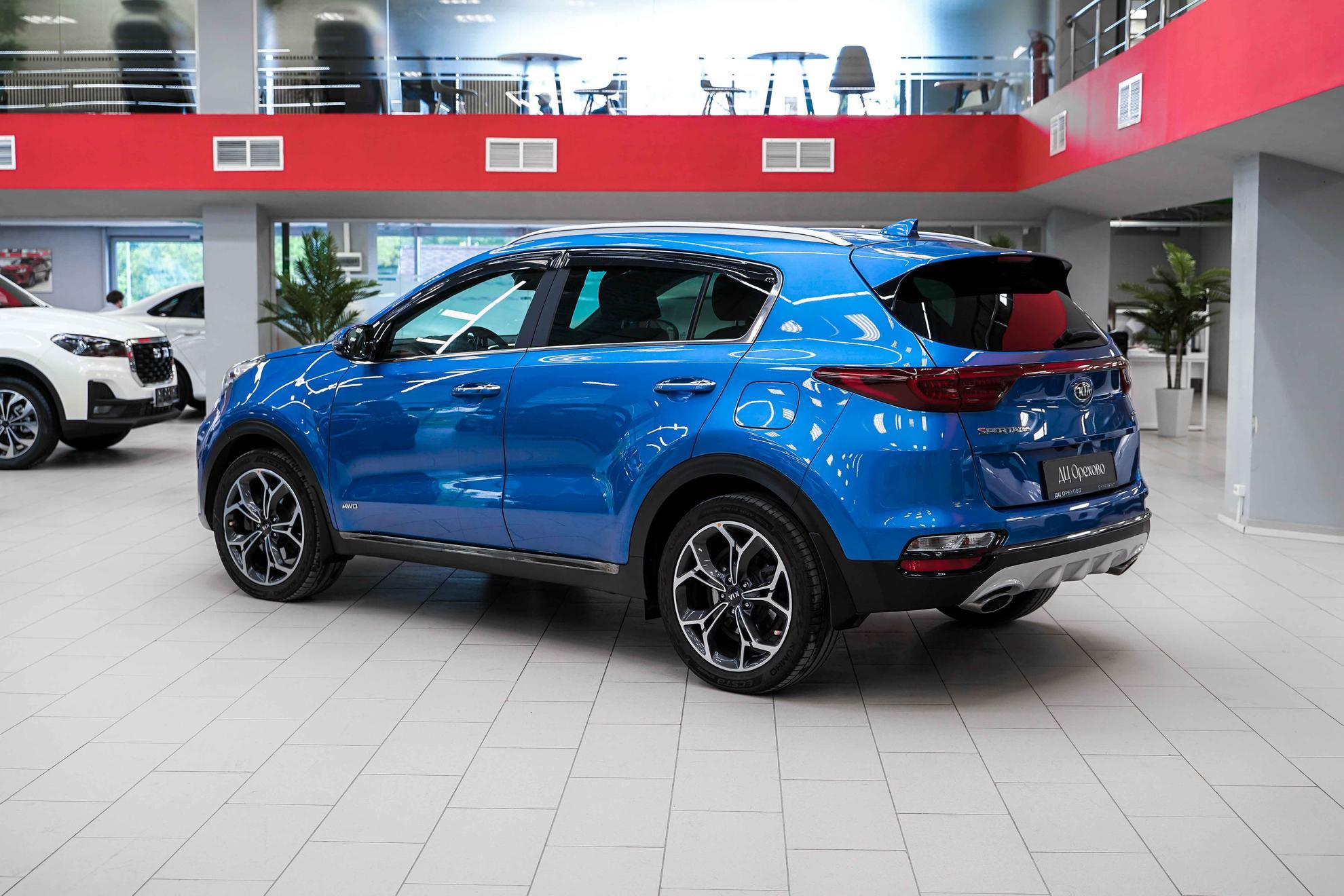 Kia Sportage 2018, синий, ДЦ Орехово