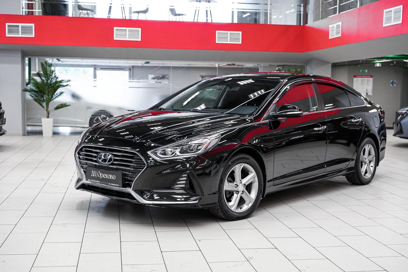 Hyundai Sonata 2017, черный, ДЦ Орехово