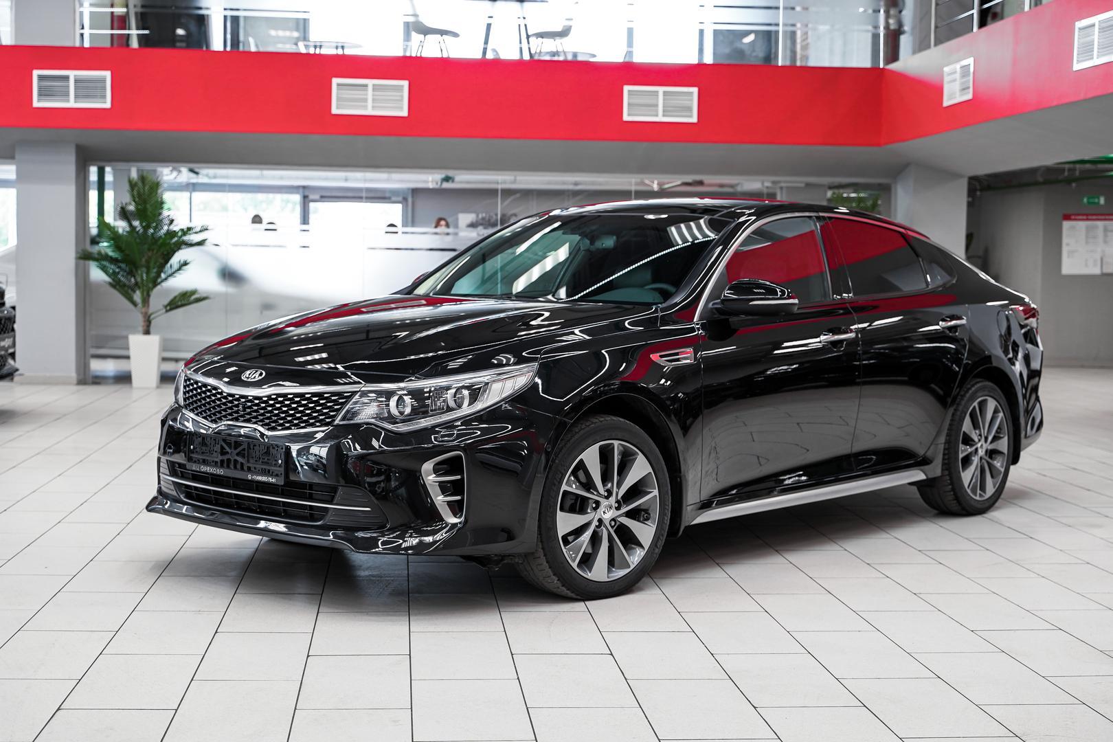 Kia Optima 2017, черный, ДЦ Орехово
