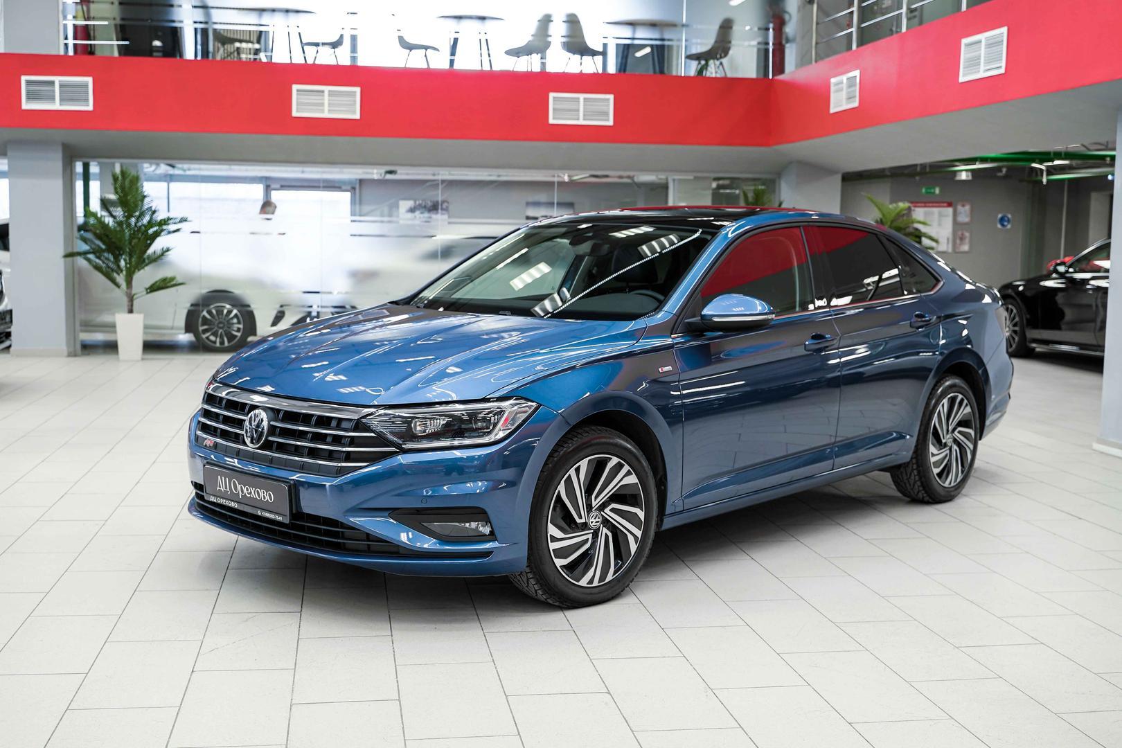 Volkswagen Jetta 2021, синий, ДЦ Орехово