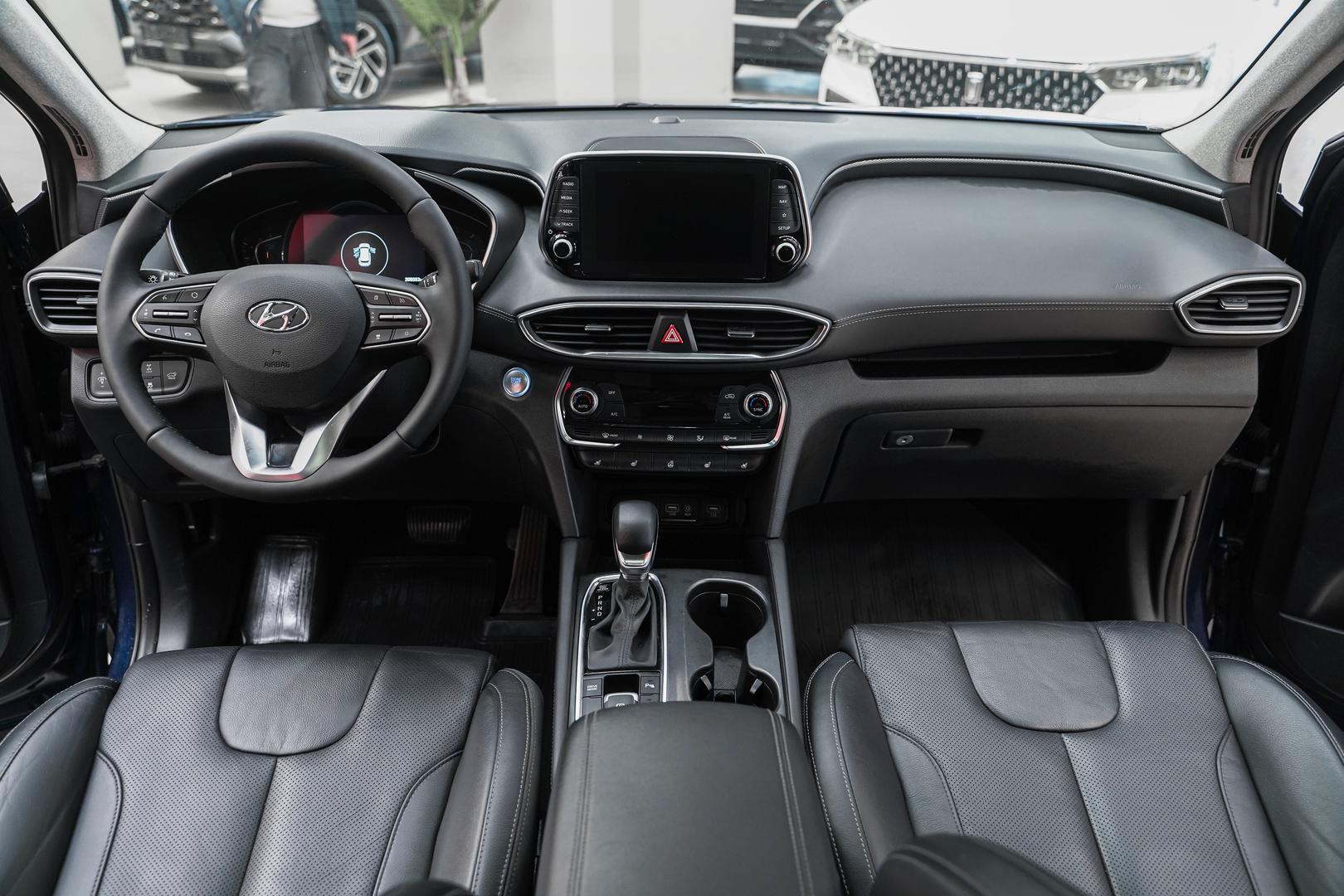 Hyundai Santa Fe 2019, синий, ДЦ Орехово