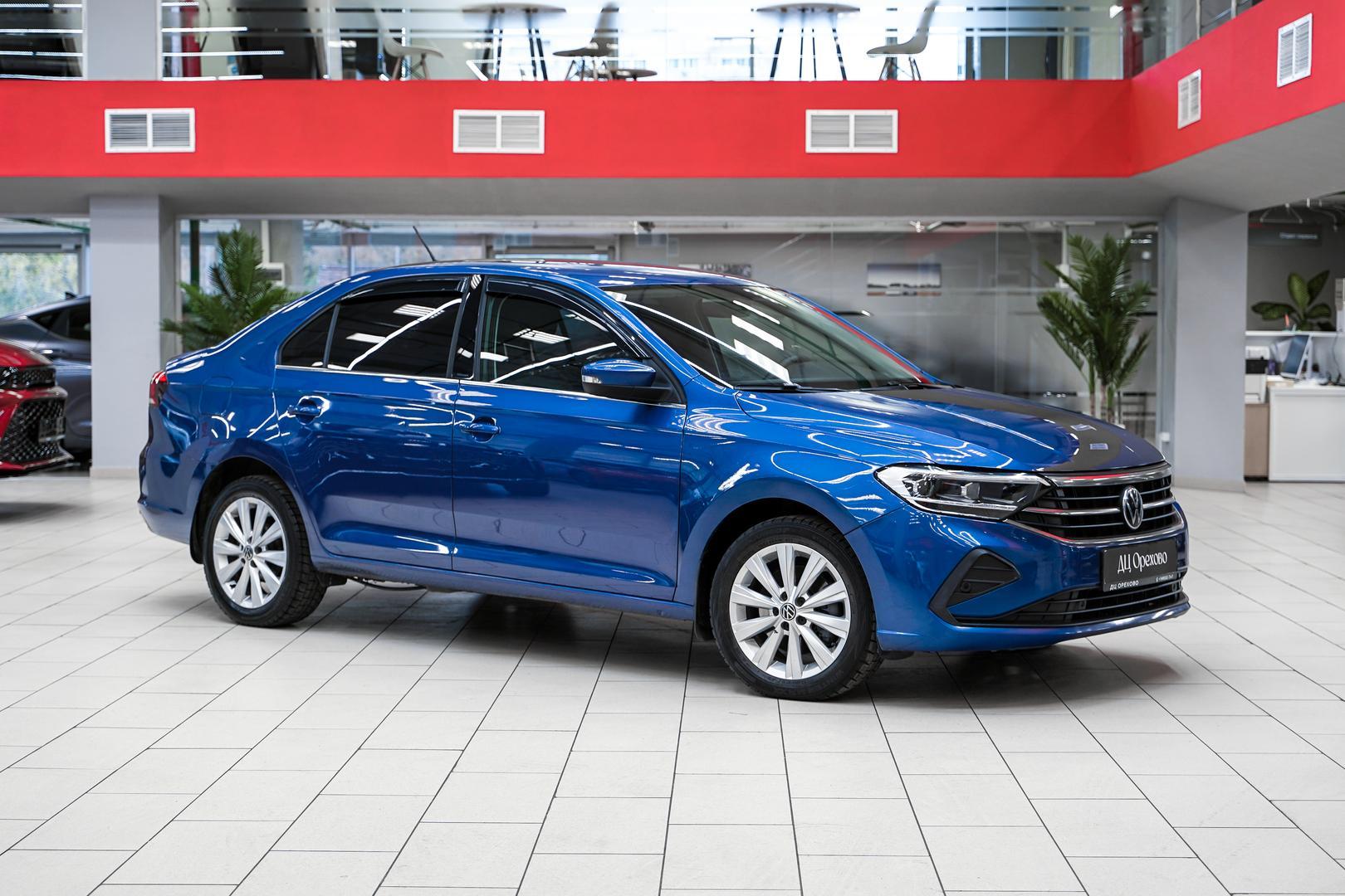 Volkswagen Polo 2021, синий, ДЦ Орехово