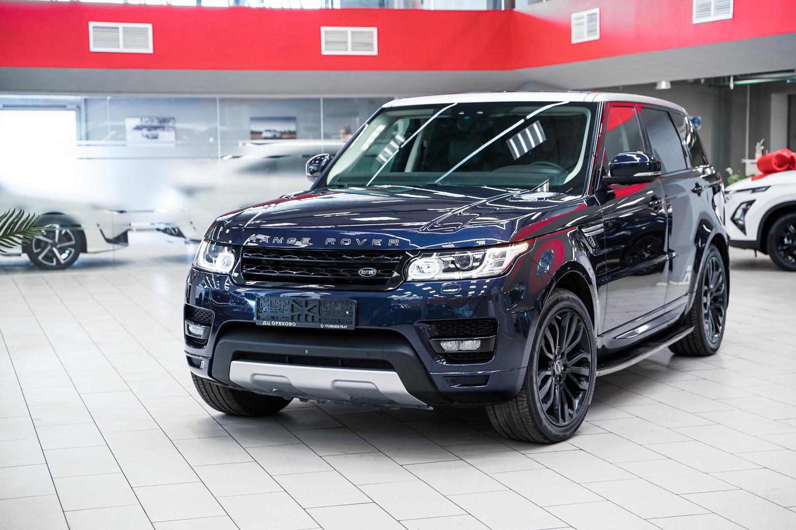 Land Rover Range Rover Sport 2017, синий, ДЦ Орехово