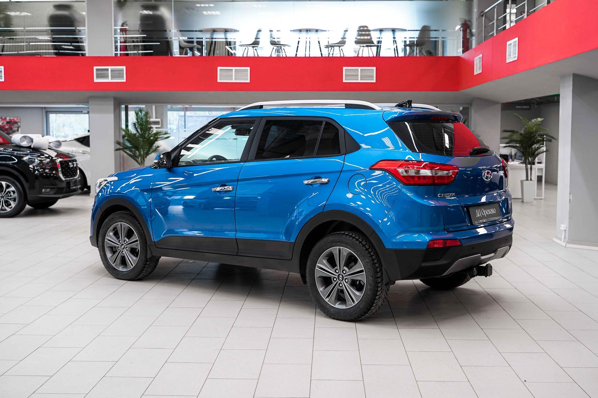 Hyundai Creta 2018, синий, ДЦ Орехово