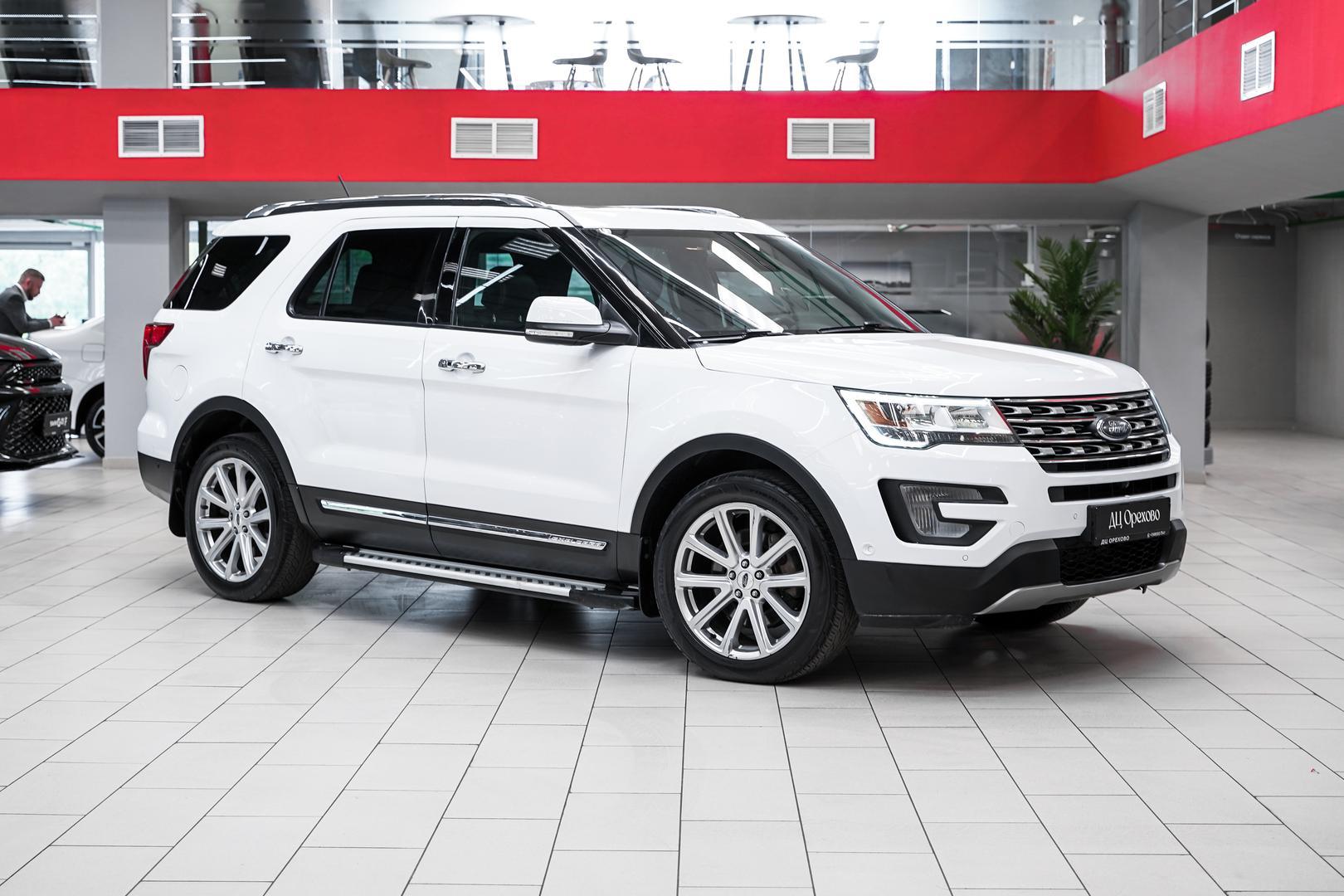 Ford Explorer 2017, белый, ДЦ Орехово