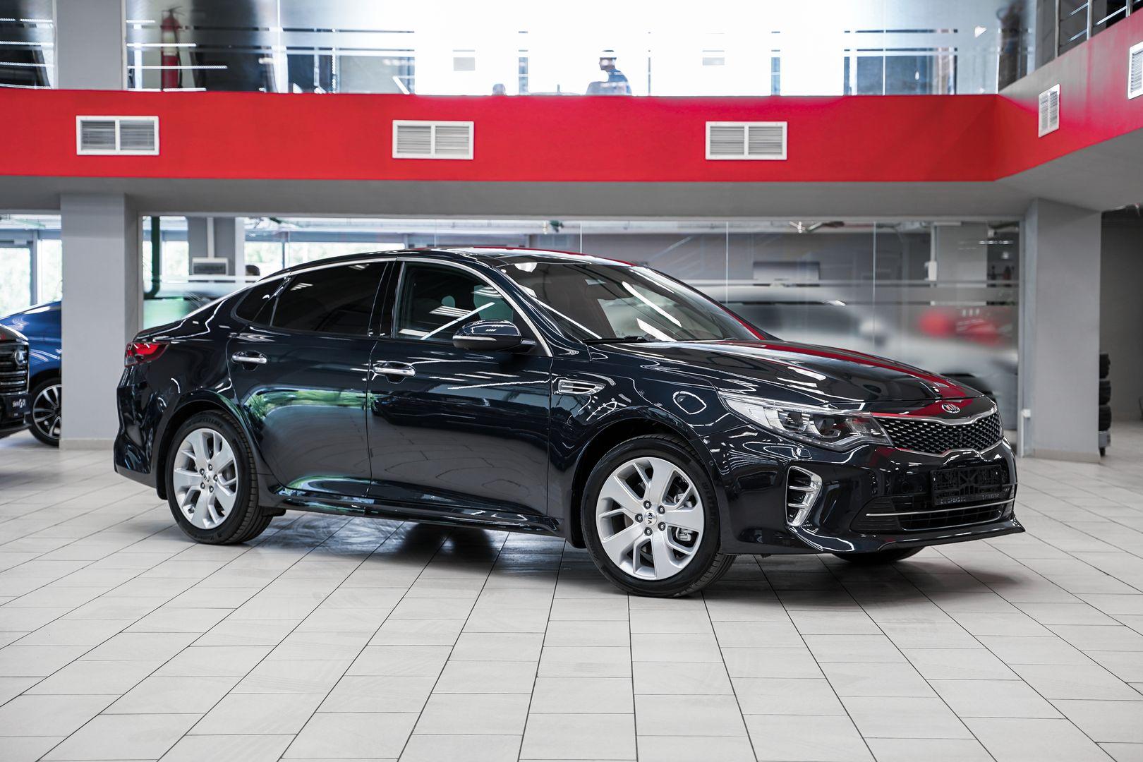 Kia Optima 2017, синий, ДЦ Орехово
