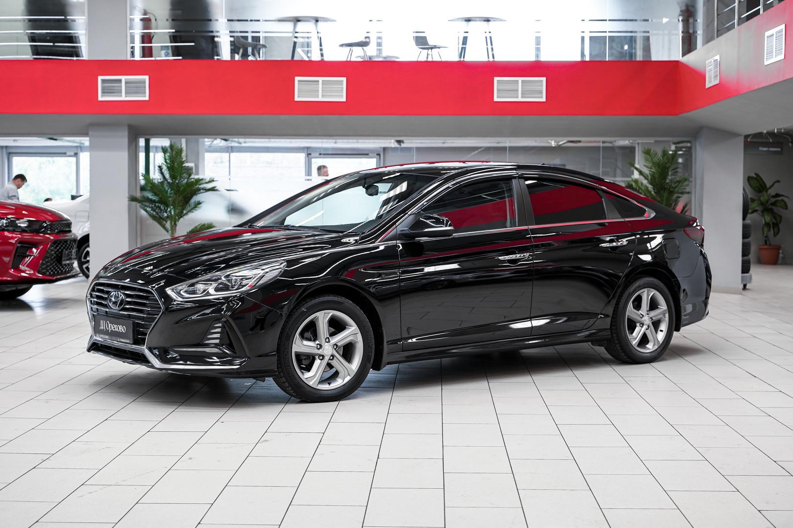 Hyundai Sonata 2017, черный, ДЦ Орехово