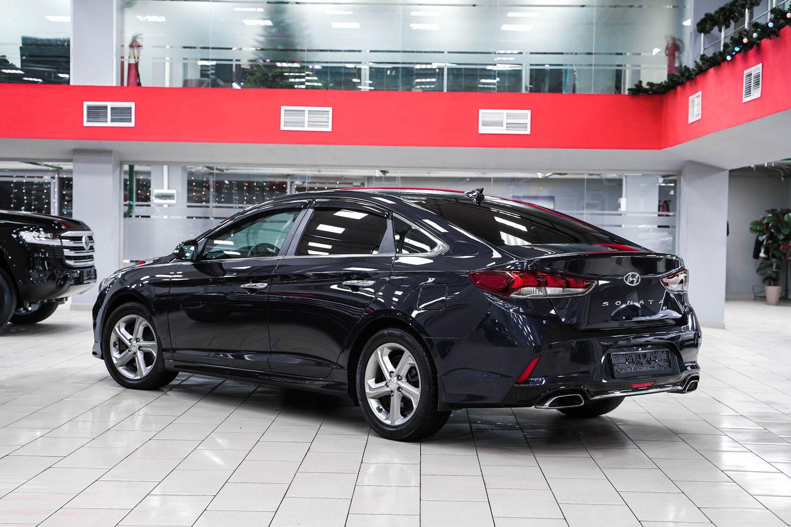 Hyundai Sonata 2018, синий, ДЦ Орехово