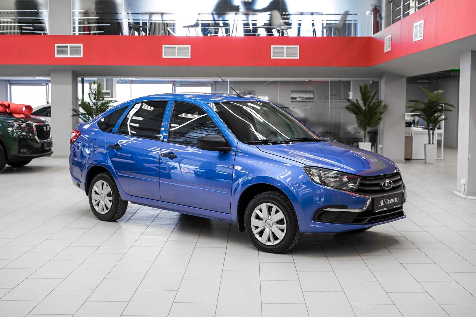 LADA (ВАЗ) Granta 2019, синий, ДЦ Орехово