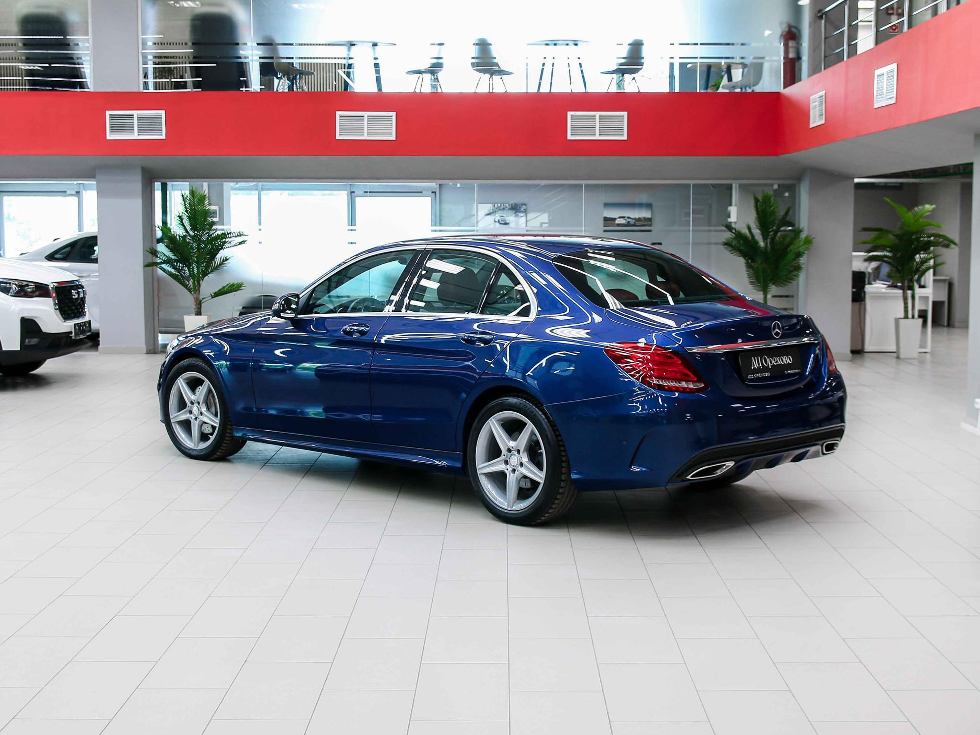 Mercedes-Benz C-Класс 2016, синий, ДЦ Орехово