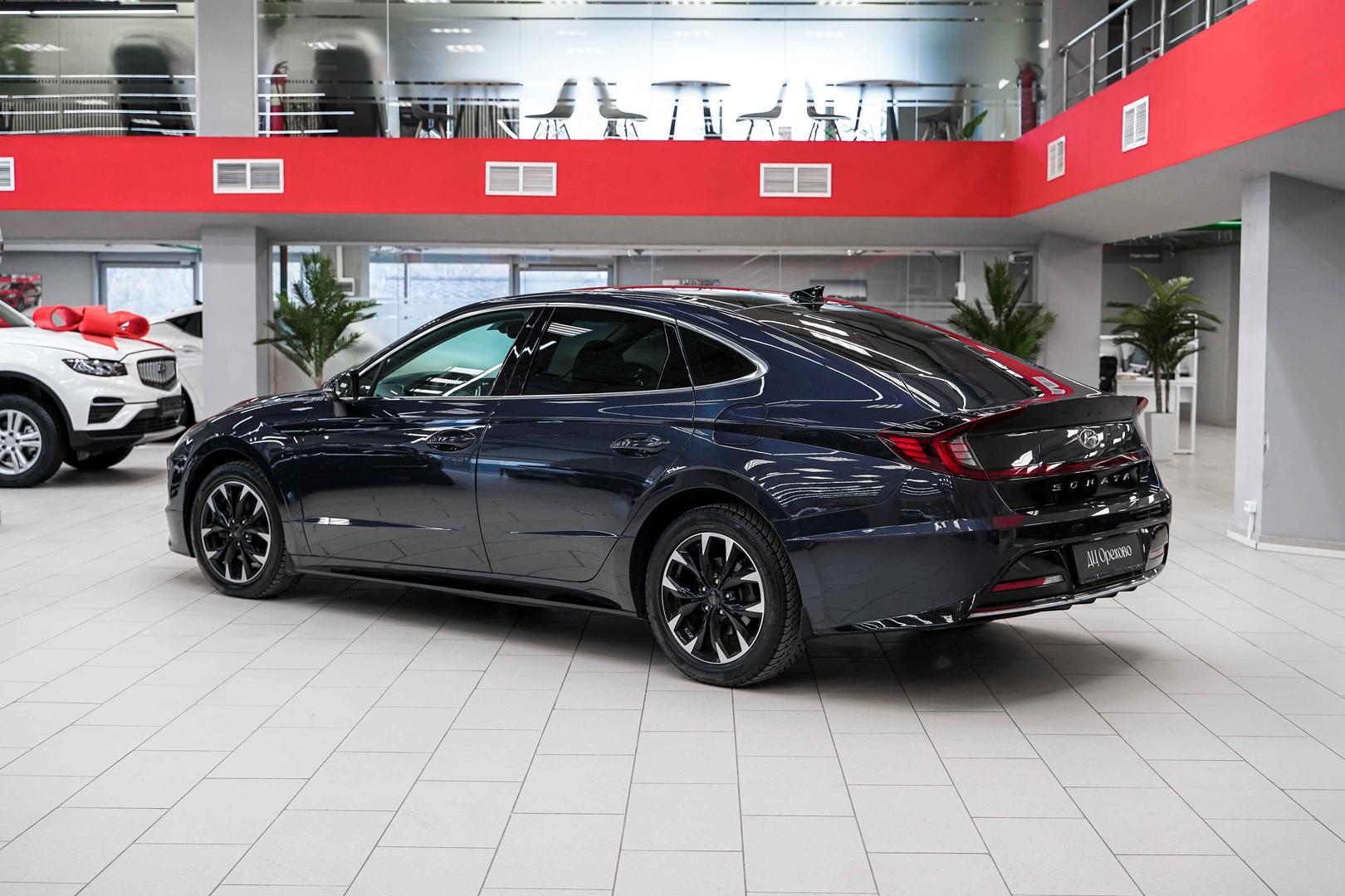 Hyundai Sonata 2019, синий, ДЦ Орехово