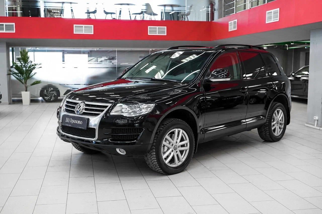Volkswagen Touareg 2008, черный, ДЦ Орехово