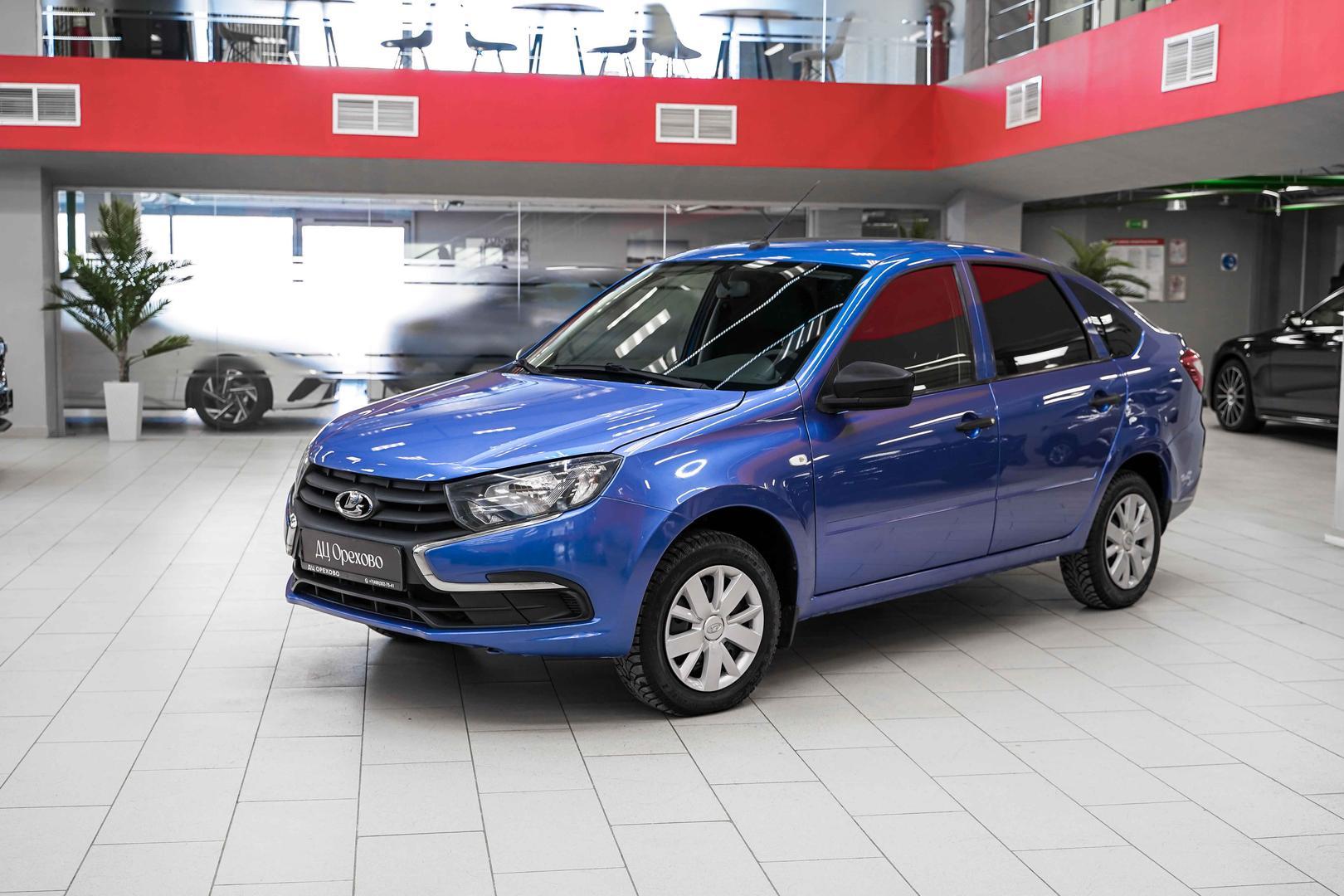 LADA (ВАЗ) Granta 2019, синий, ДЦ Орехово