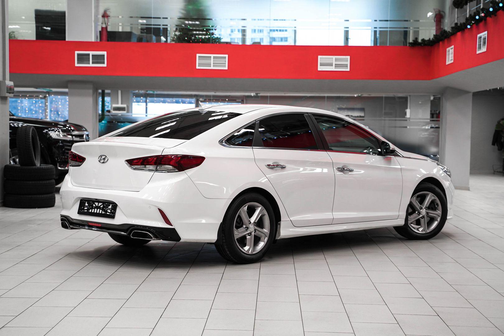 Hyundai Sonata 2018, белый, ДЦ Орехово