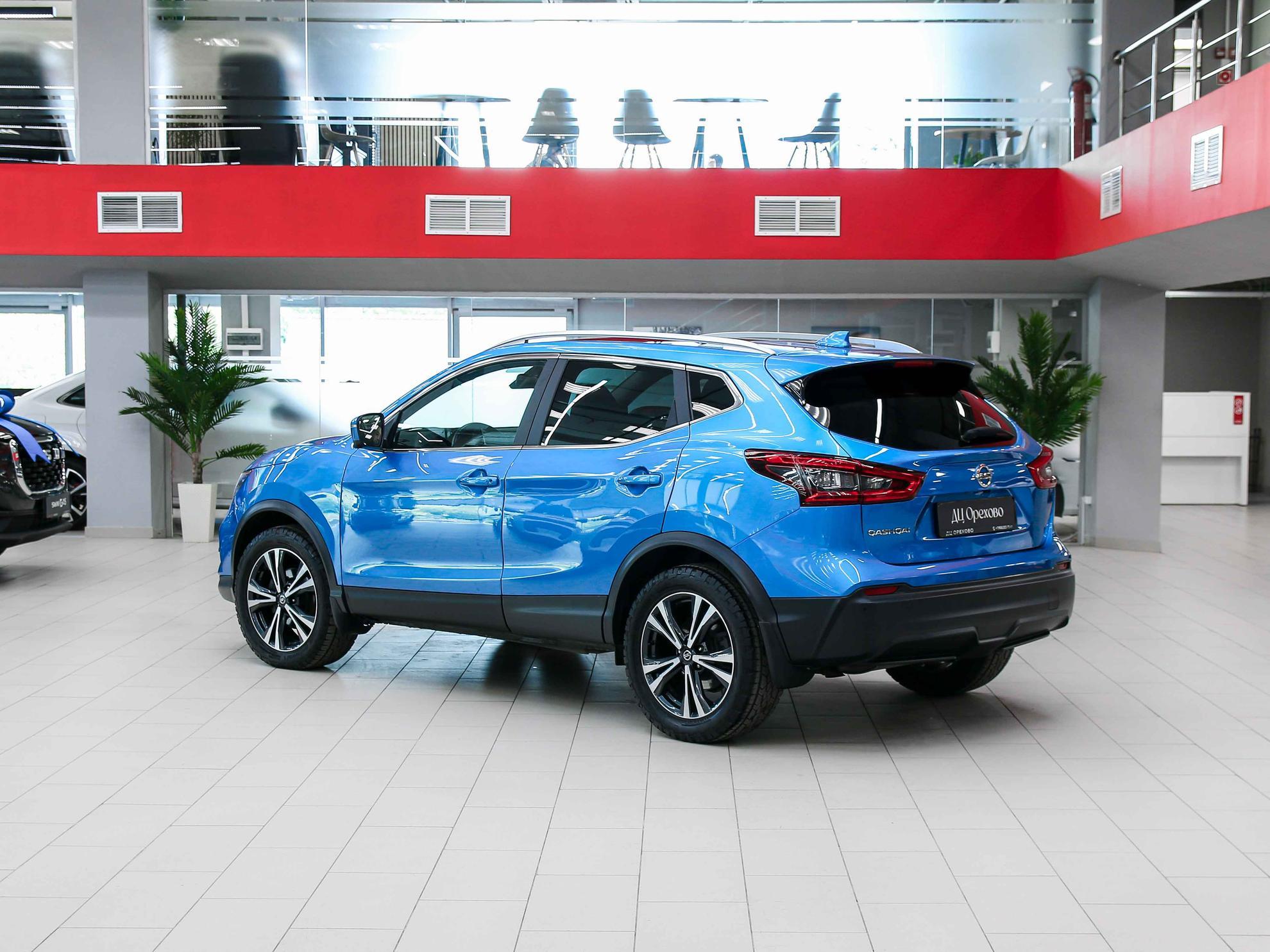 Nissan Qashqai 2019, голубой, ДЦ Орехово