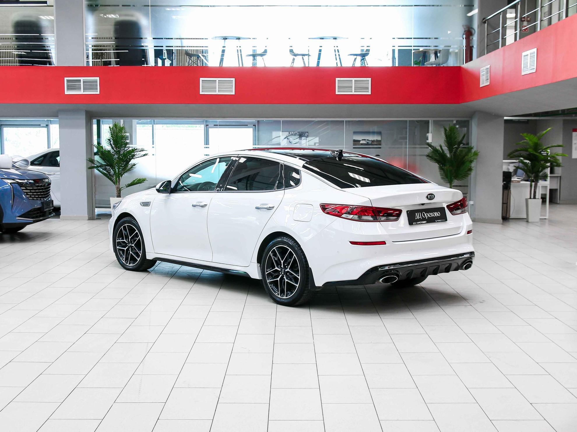 Kia Optima 2019, белый, ДЦ Орехово