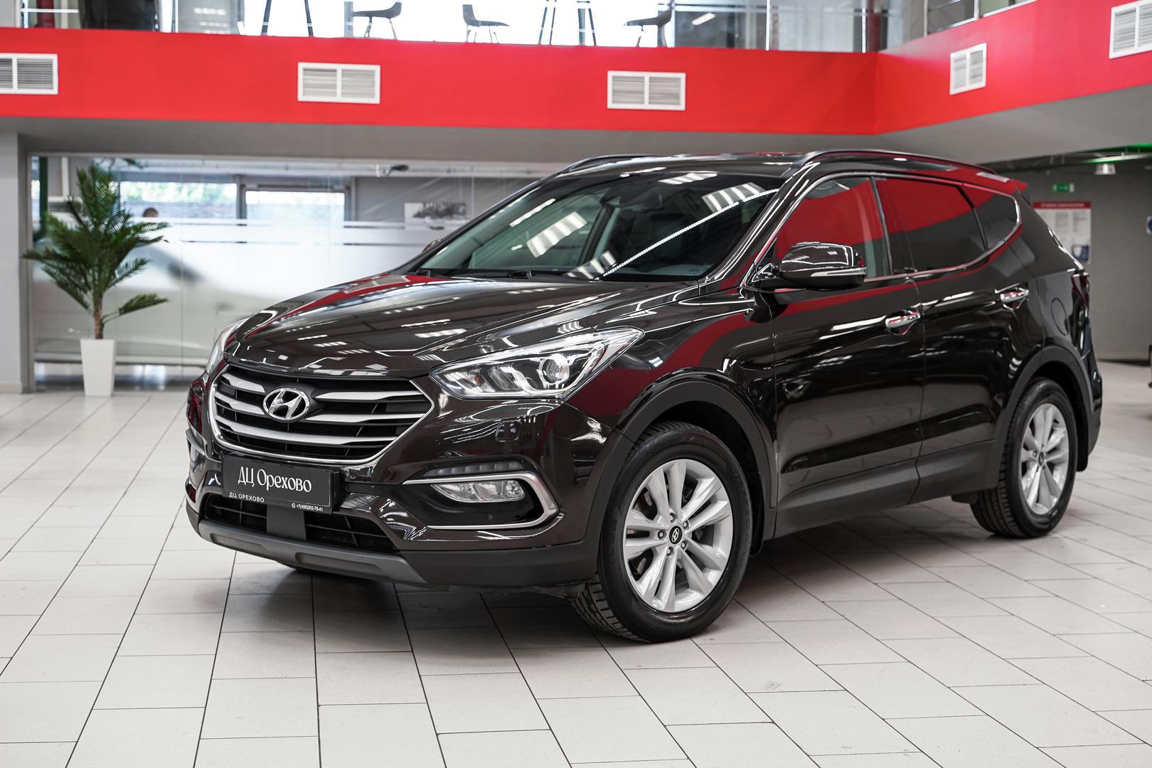 Hyundai Santa Fe 2016, коричневый, ДЦ Орехово