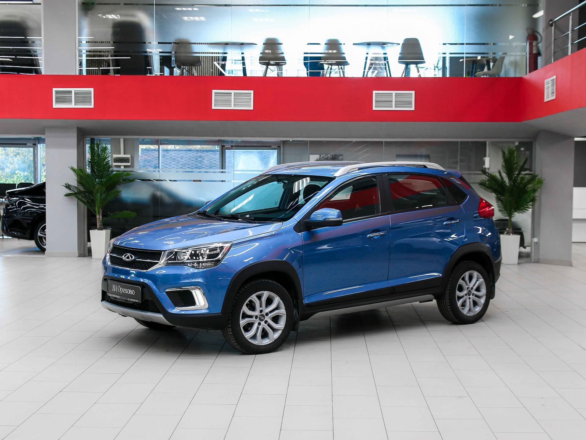 Chery Tiggo 2 2017, голубой, ДЦ Орехово