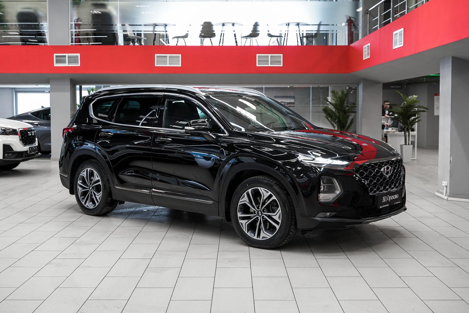 Hyundai Santa Fe 2019, черный, ДЦ Орехово