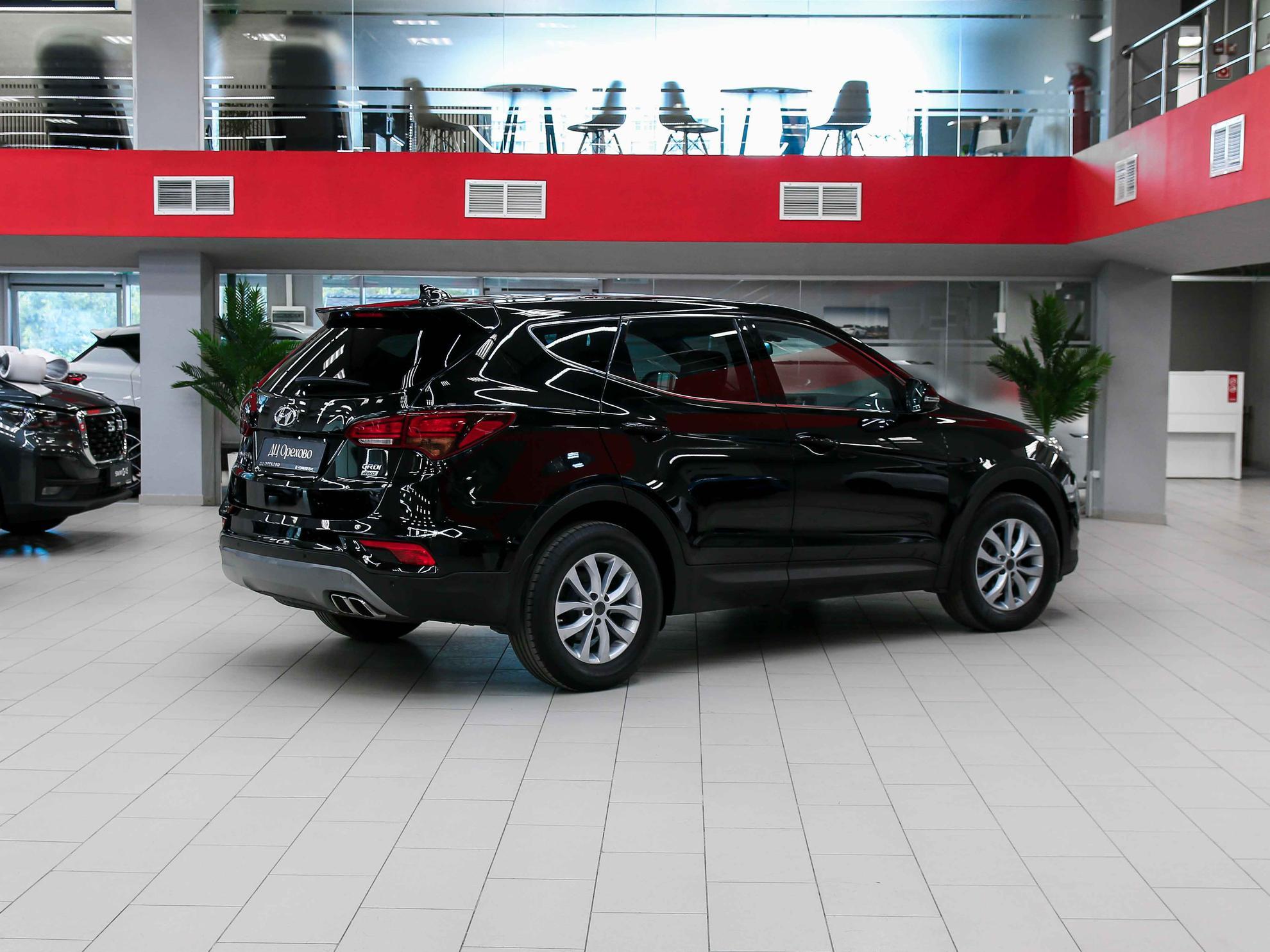 Hyundai Santa Fe 2018, черный, ДЦ Орехово