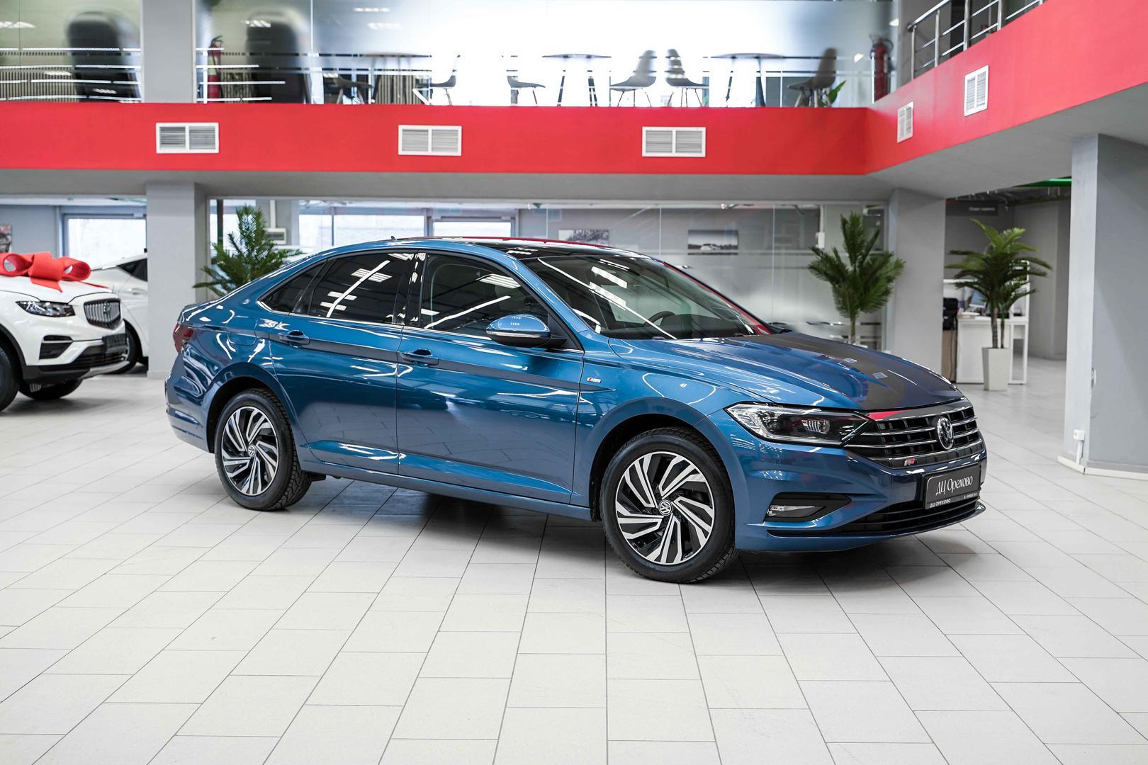 Volkswagen Jetta 2021, синий, ДЦ Орехово