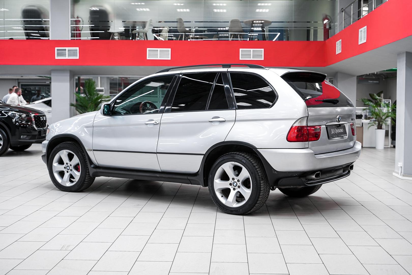 BMW X5 2002, серебряный, ДЦ Орехово
