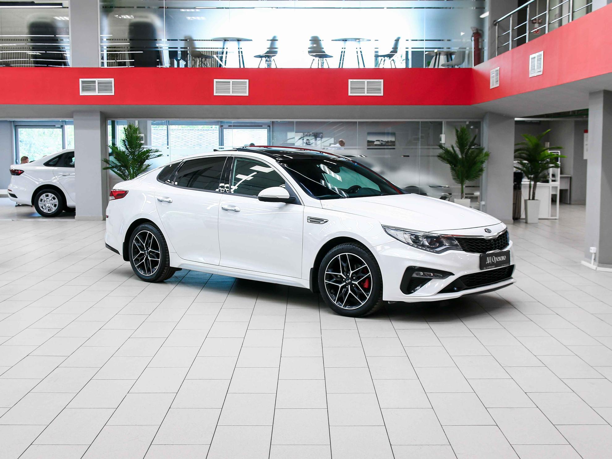 Kia Optima 2019, белый, ДЦ Орехово
