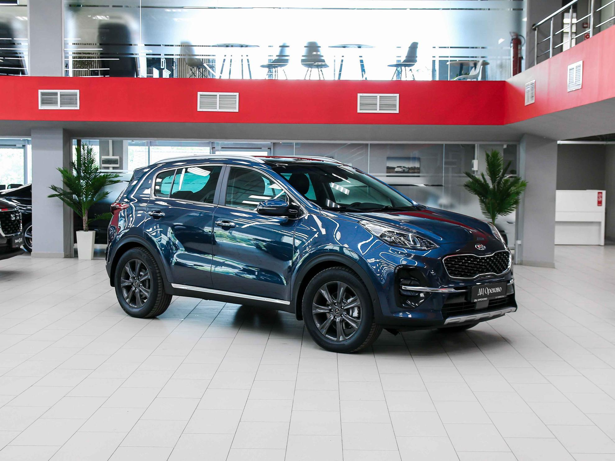 Kia Sportage 2019, синий, ДЦ Орехово