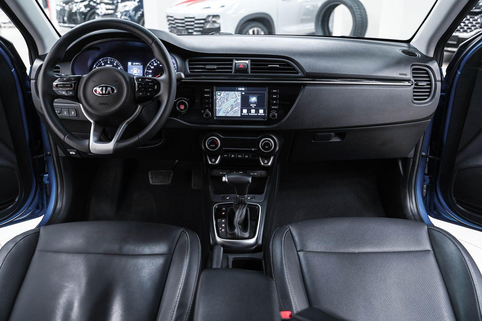 Kia Rio X-Line 2019, синий, ДЦ Орехово