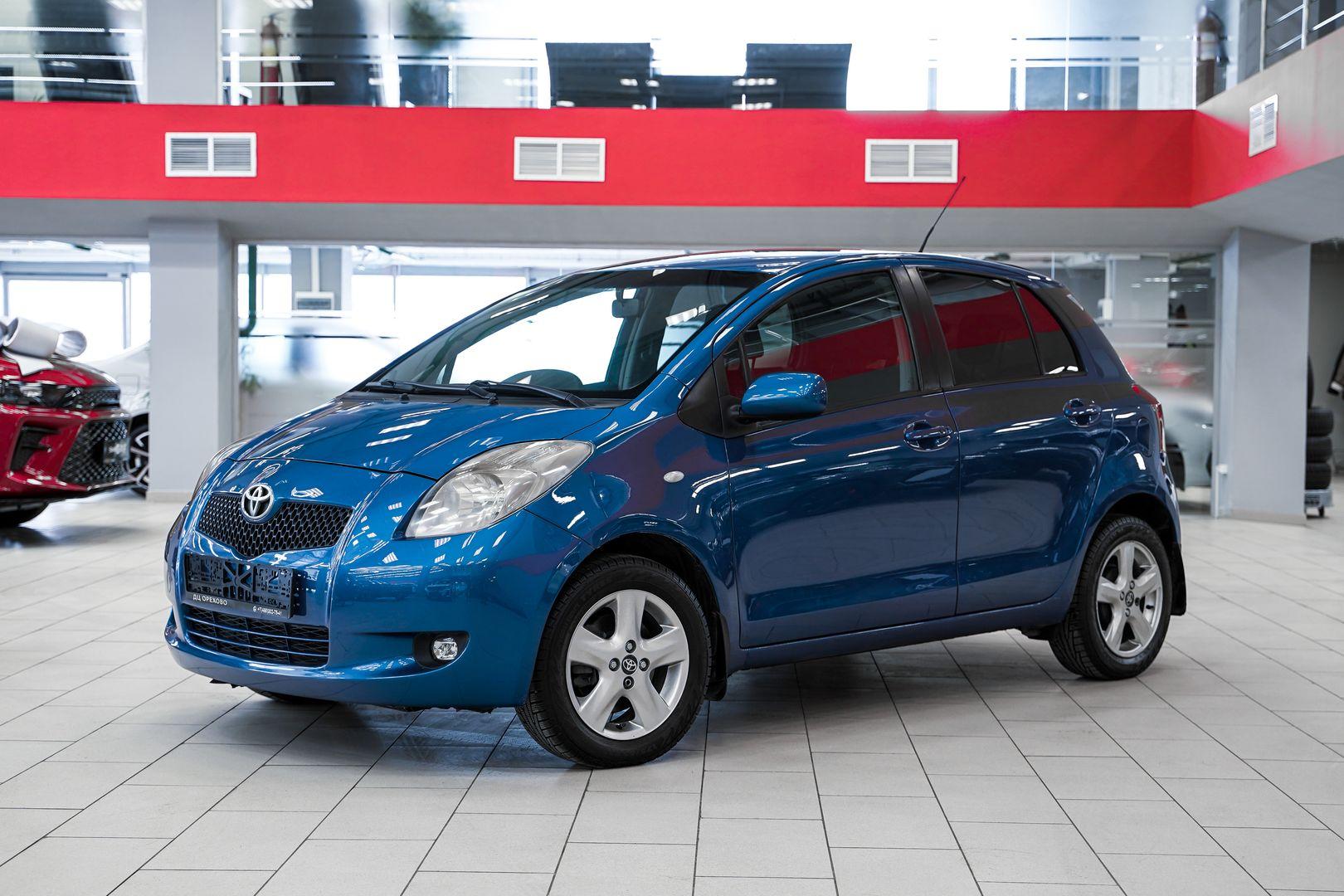 Toyota Yaris 2008, синий, ДЦ Орехово
