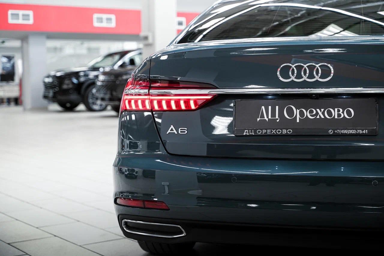 Audi A6 2021, зеленый, ДЦ Орехово