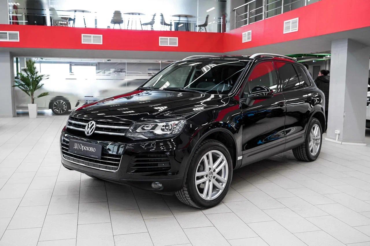 Volkswagen Touareg 2012, черный, ДЦ Орехово