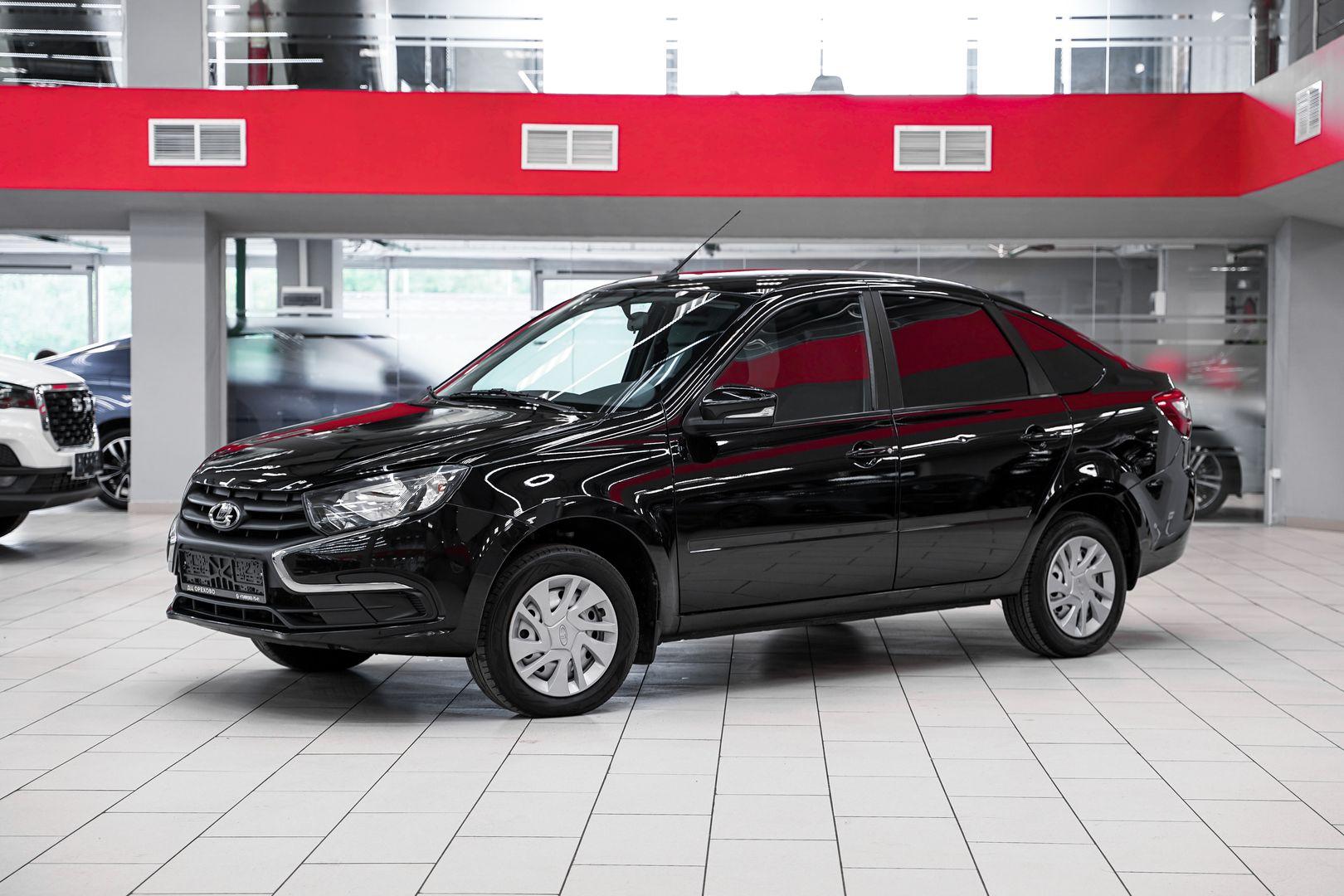 LADA (ВАЗ) Granta 2024, черный, ДЦ Орехово