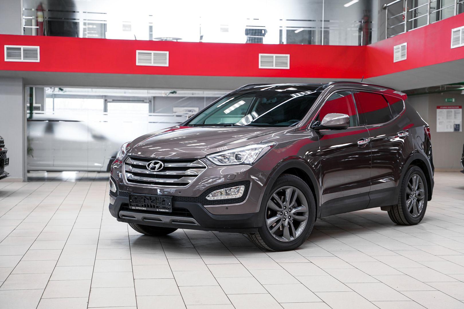Hyundai Santa Fe 2012, коричневый, ДЦ Орехово