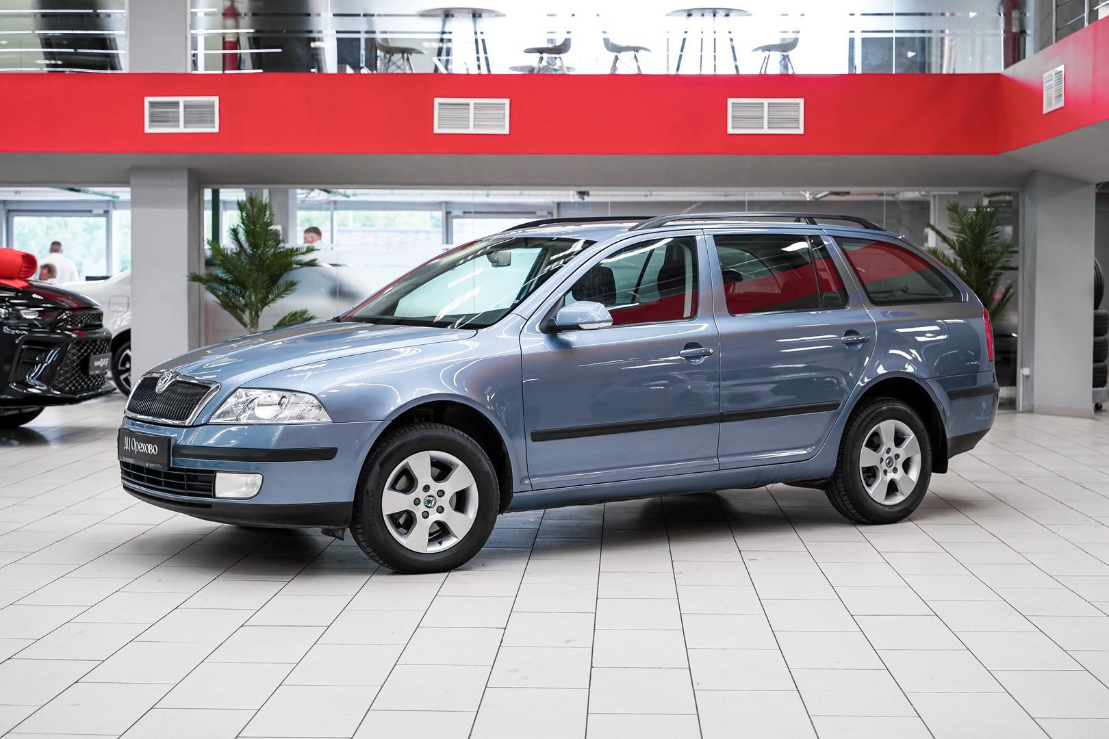 Skoda Octavia 2008, синий, ДЦ Орехово