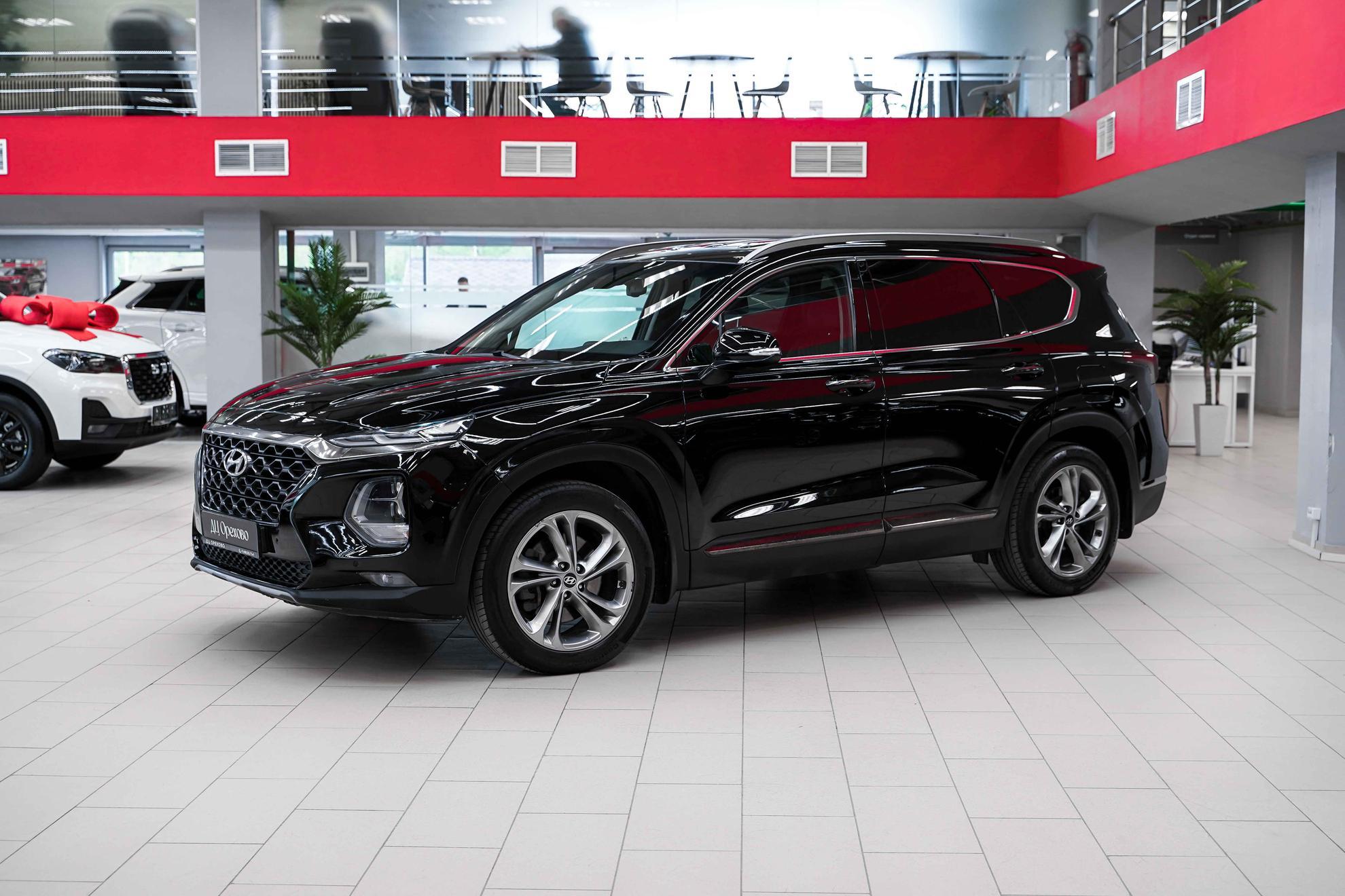 Hyundai Santa Fe 2019, черный, ДЦ Орехово